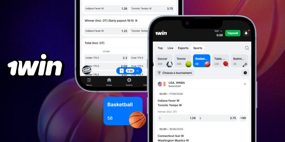 1win basketball betting