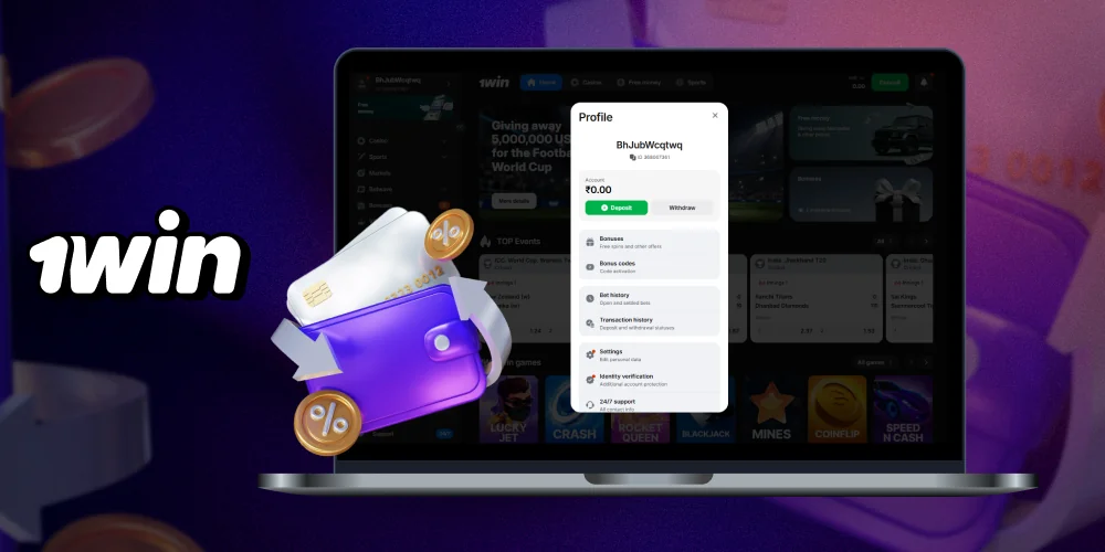 1win payment options